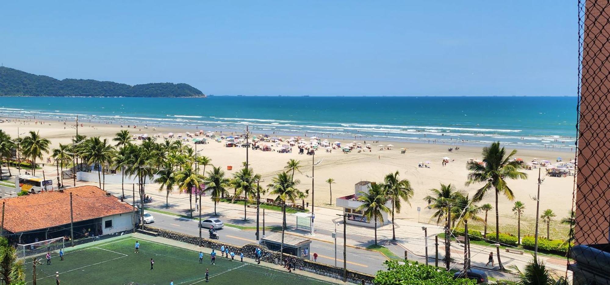 Apto Frente Mar Em Praia Grande 外观 照片